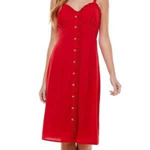 As U Wish, Red Maxi dress, Size M